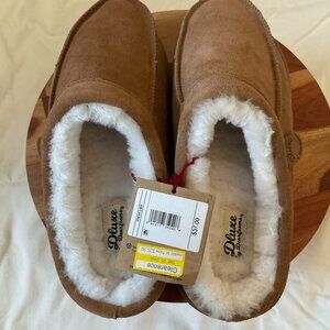 Dearfoam Dluxe Men's Slippers Clog Moccasin Size 13  NWT